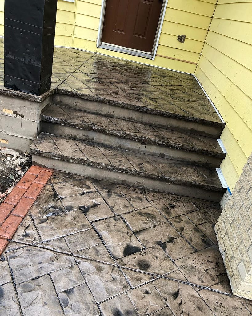 sealed concrete steps in calgary