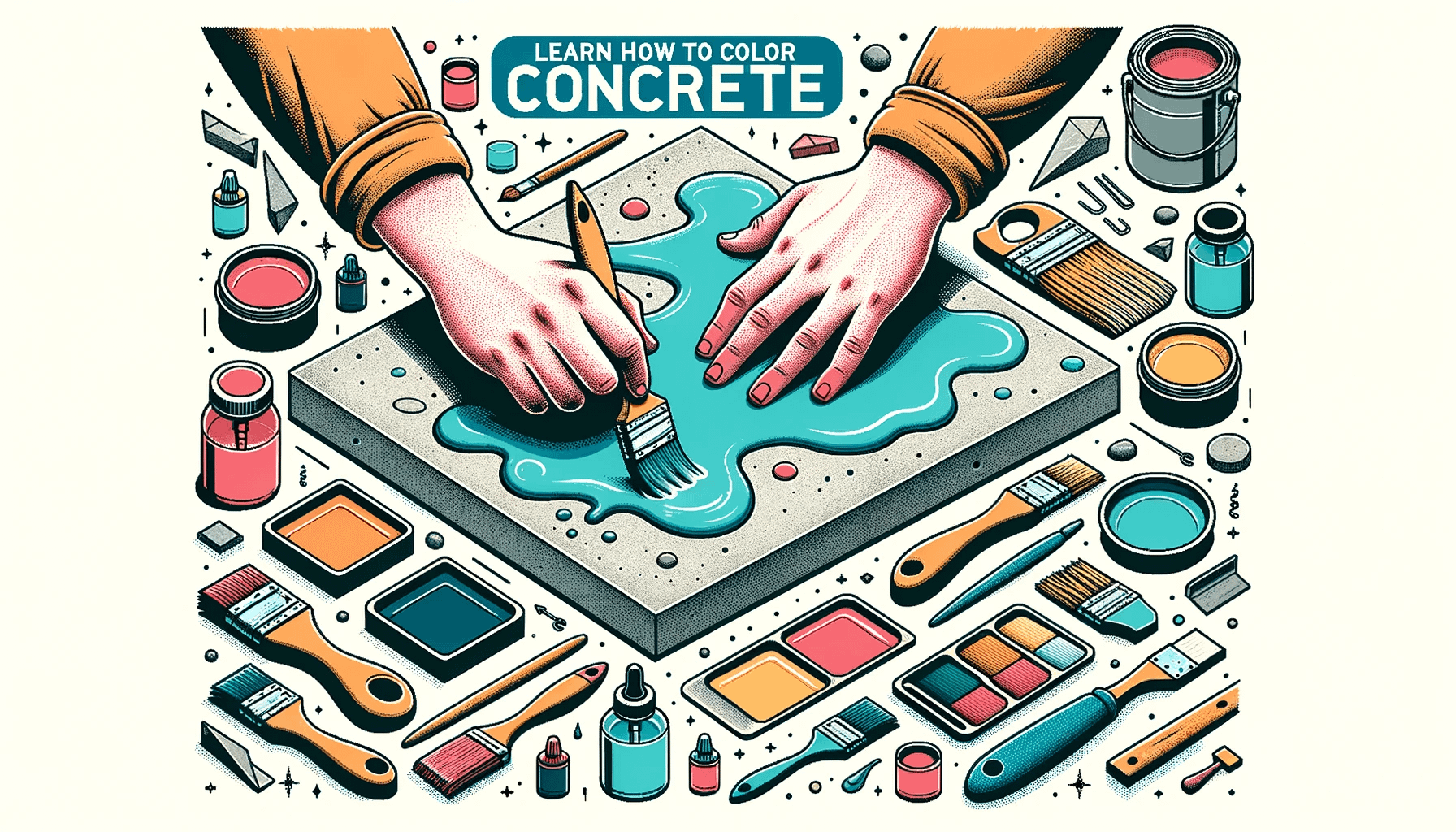 Learn How to Color Concrete