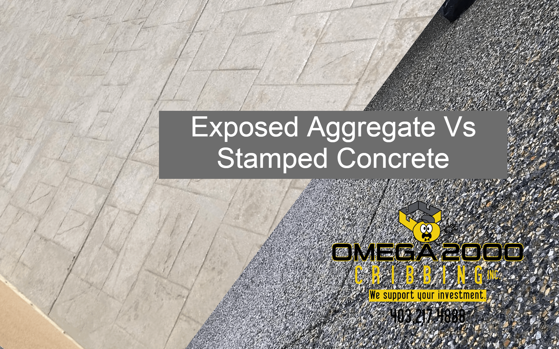 Exposed Aggregate vs Stamped Concrete